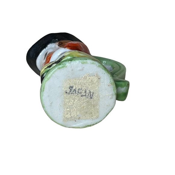 Vintage Miniature Toby Jug PItcher Creamer Colonial Woman Japan - Picture 6 of 6